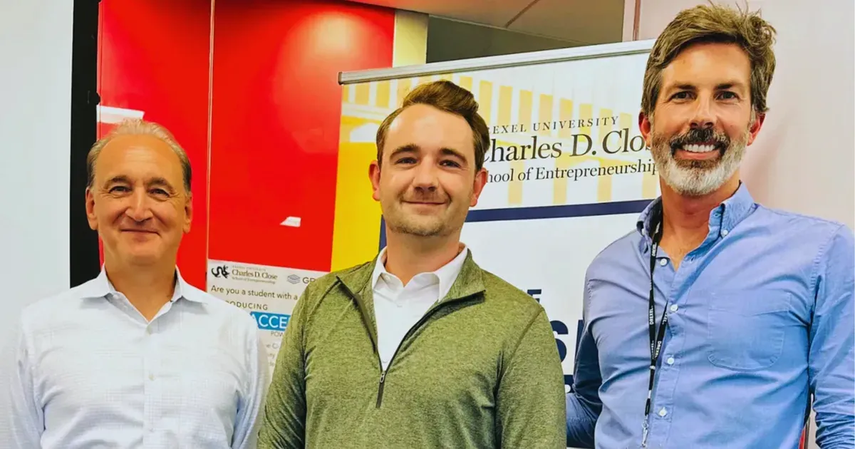 Drew Chapin speaking at Drexel’s Close School of Entrepreneurship